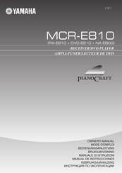 Yamaha pianoCraft DVD-E810 Bedienungsanleitung
