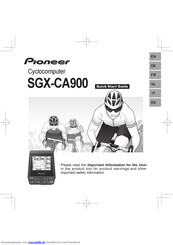 Pioneer SGX-CA900 Schnellstartanleitung