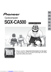 Pioneer SGX-CA500 Schnellstartanleitung