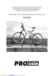 PROUSER 51485 Poker Montageanleitung