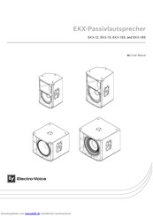 Electro-Voice EKX-15 Handbuch
