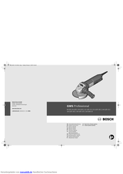 Bosch GWS Professional 14-150 CI Originalbetriebsanleitung