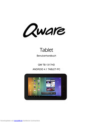 Qware QW TB-1317HD Benutzerhandbuch