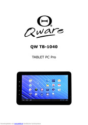 Qware QW TB-1040 Handbuch