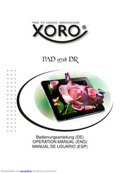 Xoro PAD 9718 DR Bedienungsanleitung