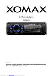 Xomax XM-RSU228 Anleitung