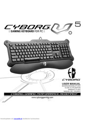 Mad Catz Cyborg V.5 Keyboard Bedienungsanleitung