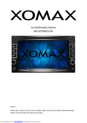 Xomax XM-2DTSB6211AC Anleitung
