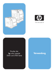 HP Color LaserJet 3500n Benutzerhandbuch