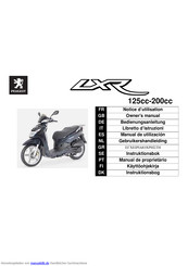 Peugeot LXR 125cc-200cc Bedienungsanleitung