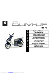 Peugeot Sum-up 125 cc Bedienungsanleitung