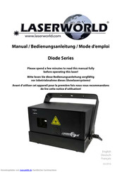 Laserworld Diode Series Bedienungsanleitung