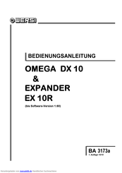 Wersi OMEGA DX 10 Bedienungsanleitung