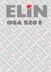 Elin GSA 520 E Handbuch