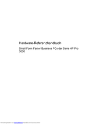 HP Pro 3000 Serie Referenzhandbuch