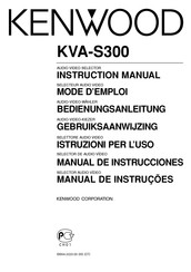 Kenwood KVA-S300 Bedienungsanleitung