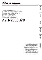 Pioneer AVH-2300DVD Installationsanleitung