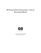HP ProLiant ML310 Generation 3 Benutzerhandbuch