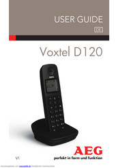 AEG Voxtel D120 Benutzerhandbuch