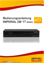 Digital Box IMPERIAL DB 1T Bedienungsanleitung