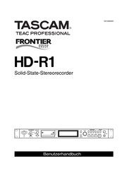 Tascam HD-R1 Benutzerhandbuch