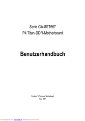 Pentium Serie GA-8ST667 Benutzerhandbuch