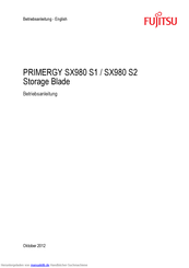 Fujitsu PRIMERGY SX980 S1 Betriebsanleitung