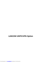 Lancom UMTS Bedienungsanleitung