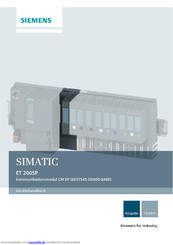 Siemens simatic et 200sp Handbuch