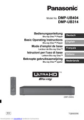 Panasonic DMP-UB404 Bedienungsanleitung