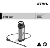 Stihl SG 31 Gebrauchsanleitung
