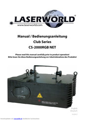 Laserworld CS-2000 RGB NET Bedienungsanleitung