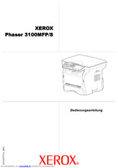 Xerox Phaser 3100MFP Bedienungsanleitung