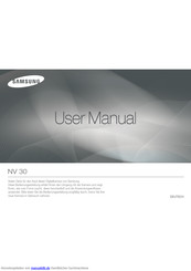 Samsung NV 30 Handbuch