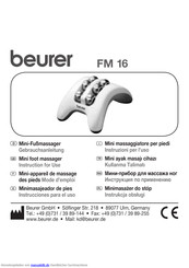 Beurer FM 16 Gebrauchsanleitung