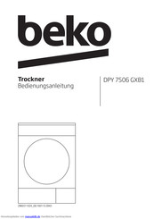 Beko DPY 7506 GXB1 Bedienungsanleitung