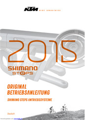 KTM SHIMANO STEPS 2015 Betriebsanleitung