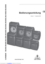 Behringer Ultrabass BXL450A Bedienungsanleitung
