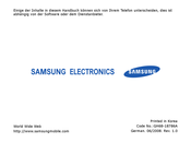 Samsung SGH-G810 Bedienungsanleitung