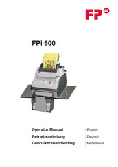 FP FPi 600 Betriebsanleitung