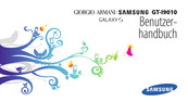 Samsung Giorgio Armani Galaxy S GT-I9010 Benutzerhandbuch