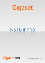 Gigaset n510 Handbuch