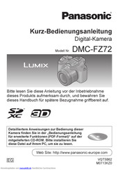 Panasonic Lumix DMC-FZ72 Bedienungsanleitung