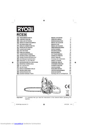 Ryobi RCS36 Bedienungsanleitung