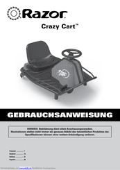 Razor Crazy Cart Gebrauchsanweisung