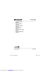 Einhell TC-AC 190/24 Originalbetriebsanleitung