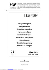Kalorik Exclusiv EXC IH 1 Gebrauchsanleitung