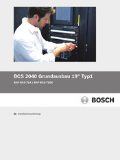 Bosch BCS 2040 Installationsanleitung