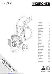 Kärcher G 4.10 M Originalbetriebsanleitung