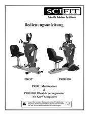 SCIFIT PRO1000 Bedienungsanleitung